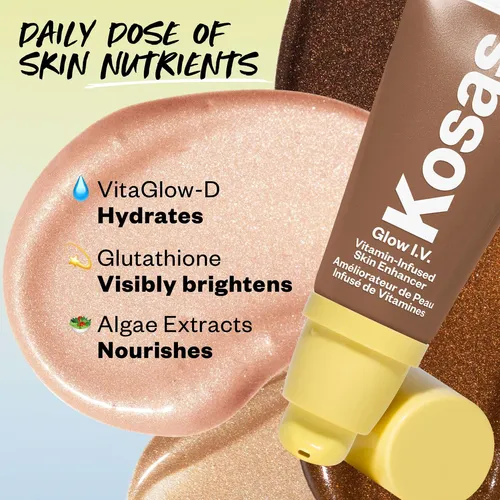 Iluminador Facial Kosas Glow I.v., Potenciador Con Infusión