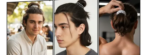 Paquete De 15 Cintas Para El Pelo Para Hombre, Cintas Para E