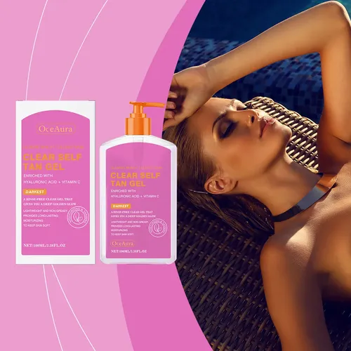Gel Bronceador Hidratante Oceaura Para Un Brillo Bronceado