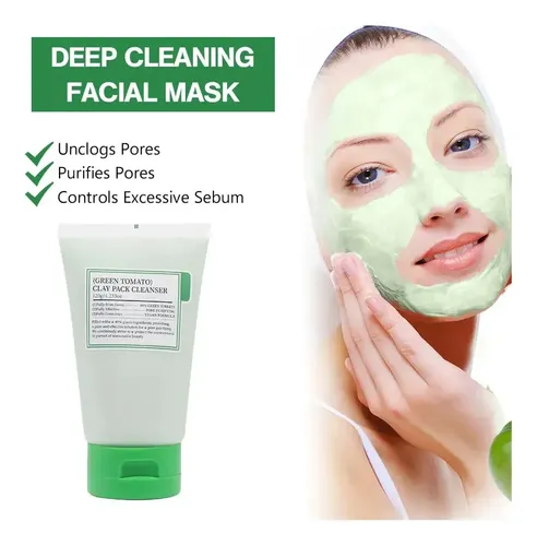 .mascarilla De Tomate Verde, Mascarilla Facial De Arcilla