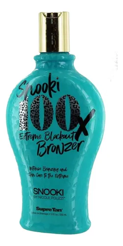 Loción Bronceadora Supre Snooki 100x Extreme Blackout Bronze