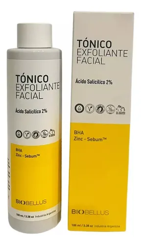 Tónico Exfoliante Facial Ácido Salicílico 100 Ml Biobellus