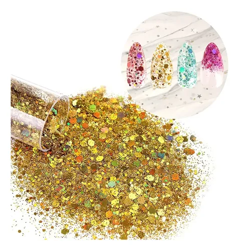 32 Colores Glitter Lentejuelas Brillantes Para Decoración De
