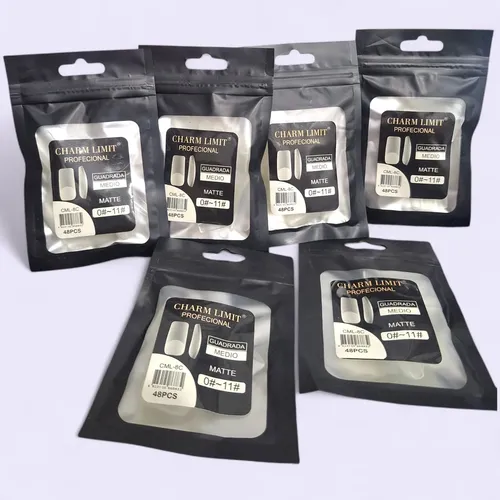 Tips Soft Gel Uñas Profesional Charm Limit, Pack 50/48 Und