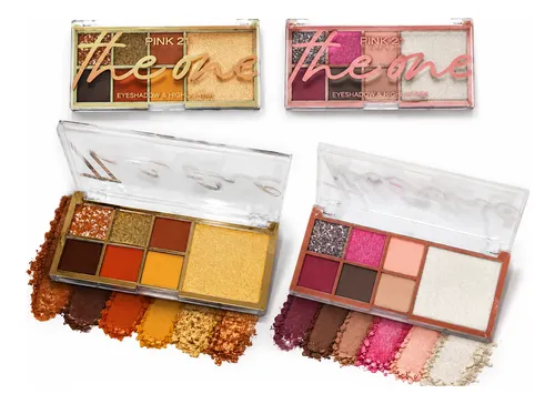 Promo 2×1 Paleta 6 Sombras E Iluminador The One Pink21