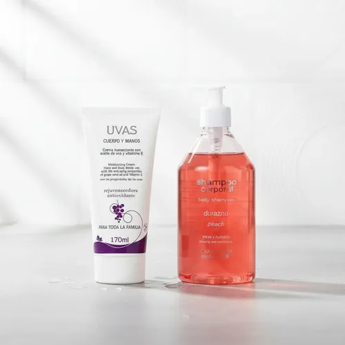 Jabon Liq. Malbec 500 Ml+ Crema Manos Y Cuerpo 170ml -uvas
