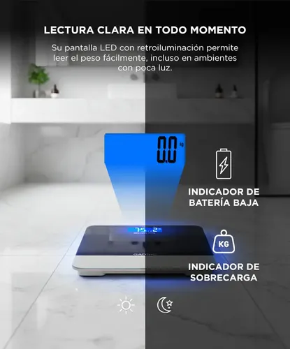 Balanza De Baño Digital Electrica Gadnic Personas 180 Kg