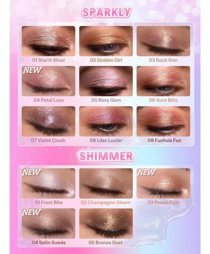 Sheglam Jelly Glitter Sombra 04 Petal Luxe
