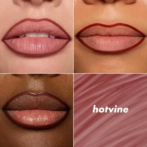 E.l.f. Main Stain Lip Marker Labial Y Delineador 2 En 1 Hotvine – Black Cherry