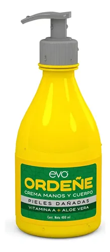 Crema De Ordeñe Evo Vit A + Aloe Vera 400ml Con Dosificador Fragancia N/A