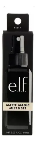 E.l.f. Matte Magic Must & Set, Fijador De Maquillaje En Spra Tono Del Primer Transparente