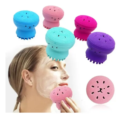 Cepillo Silicona Facial Limpiador Limpieza Exfoliante Facil