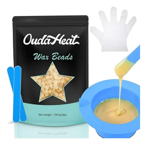 Perlas De Cera Dura Oudaheat 1.36 Kg Para Piel Sensible