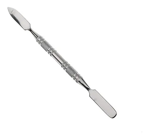 Paleta Mezcladora Maquillaje Con Espátula Acero Inoxidable