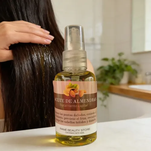 Aceite Almendras Dulces 60ml Tratamiento Capilar Natural
