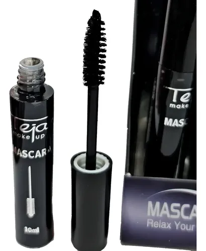 Mascara Pestañas Negra Tejar Larga Duracion Waterproof Color Negro