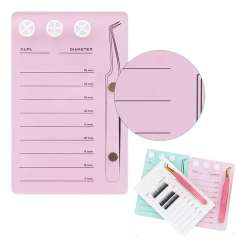 Paleta Acrílica Imantada Soporte P/ Extensión De Pestañas