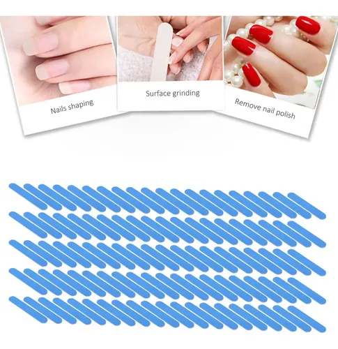 Lima De Uñas Desechable De Doble Cara Dp, 100 &vu