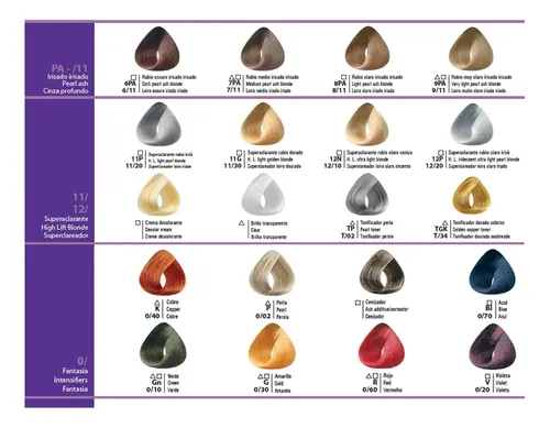 Primont Color Combo X12 Tinturas Coloración Cabello 60gr.