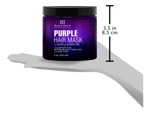 Mascarilla Capilar Botanic Hearth Purple Para Rubios, Platea