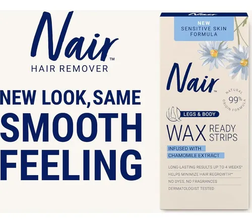 Ceras Depilatorias Nair Piel Sensible 40 Unidades