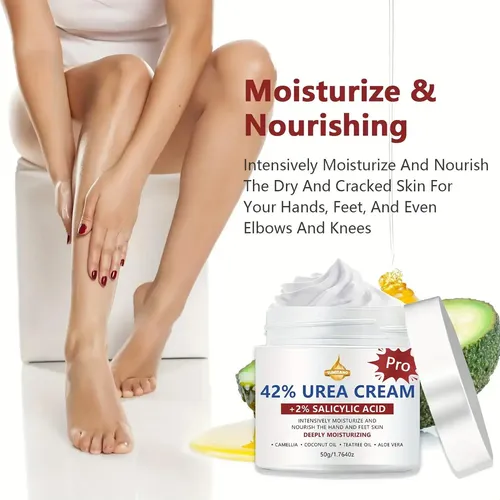 50g Crema Para Pies Y Manos Que Contiene 42% De Urea