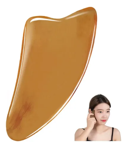 Masajeador Leeoyink Natural Horn Gua Sha Plate