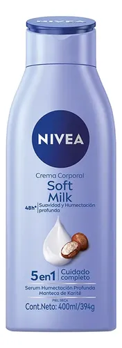Crema Corporal Nivea Soft Milk 5en1 X400ml