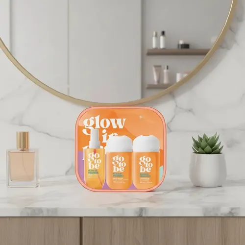 Set Glow In Progress Body Mist + Body Cream + Shower Gel