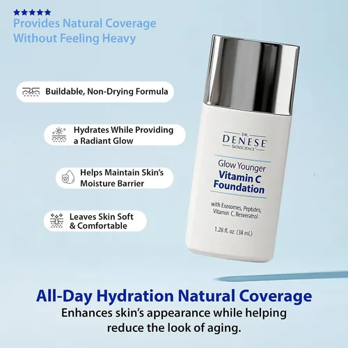 Base Dr. Denese Glow Younger Con Vitamina C (1.28 Oz)