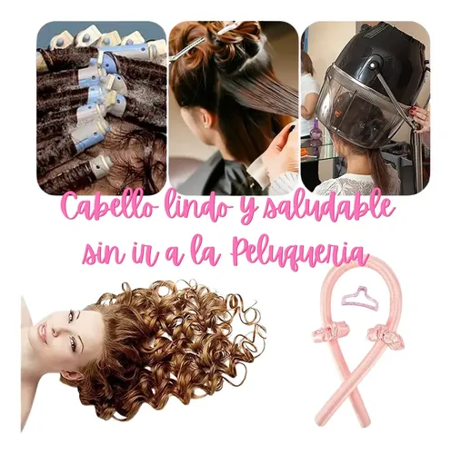 Rizador Rulero Ondas Sin Calor Cabello Rizos Vincha Seda