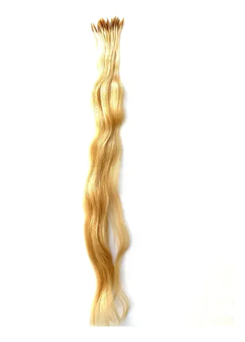 25 Extensiones Microrings Cabello Natural 50 Cms Premium