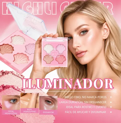 Debby Rose High Light Glow Concha Iluminadores 8g