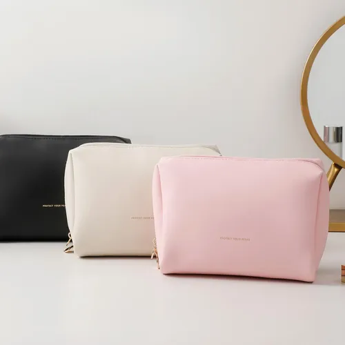 Bolsa De Maquillaje De Viaje Aveniee Toiletry De Piel Vegana