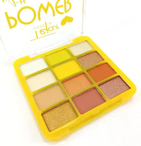 Paleta Sombras Ojos 12 Tonos Power De Tejar X 3 Unidades