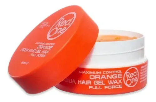 Cera Capilar Red One Aqua Hair Gel Wax Orange 150ml
