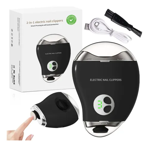 Cortauñas Eléctrico Mango 2 En 1 Para Adultos Mayores
