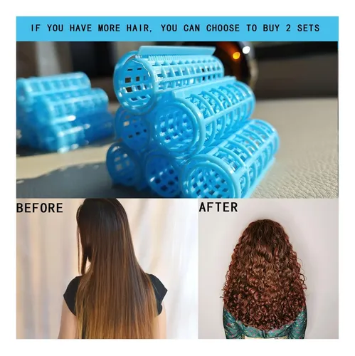 Ulifebetter Juego De 20 Rulos Plásticos Para El Cabello