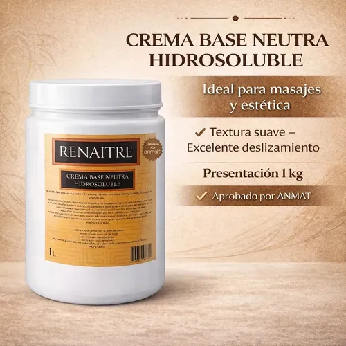 Crema Base Neutra Hidrosoluble 1kg