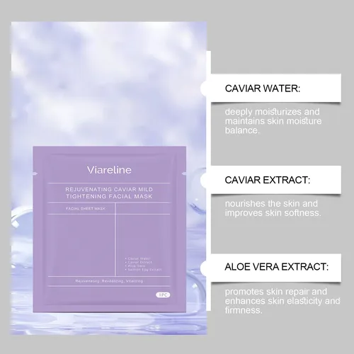 Glycerin Hexanediol Moisturizing Face Sheet Mask 4pcs