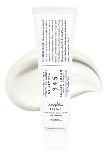 Crema Facial Calmante Antiacné 345 Con Ácido Hialurónico