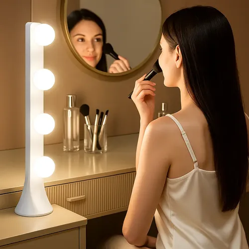 Luz Led Tocador Foco Espejo Maquillaje Make Up Portatil Usb