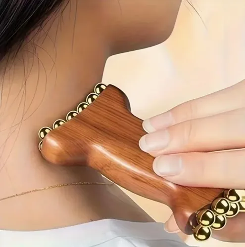 Masajeador Facial Y De Cuello Ergonómico De Tejido Profundo