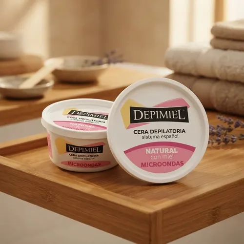Cera Depilatoria Microondas Natural Miel Depimiel X 200 Gr