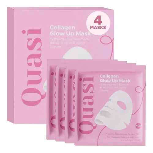 Mascarilla De Colágeno Para Reafirmar La Piel, Caja De 4