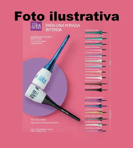 Delineador Liquido Para Ojos 3ml Color Trend Avon