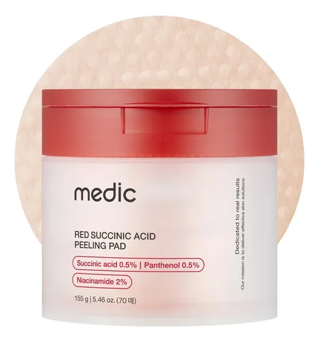 Almohadas Exfoliantes De Ácido Succínico, 70 Piezas Faciales