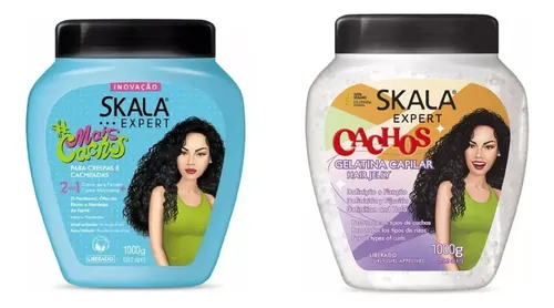 Skala Mais Cachos + Skala Gelatina 1kg Pote