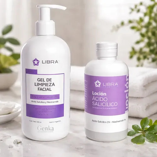 Kit Skincare Rutina Piel Grasa Gel Limpiez Loción Salicilico