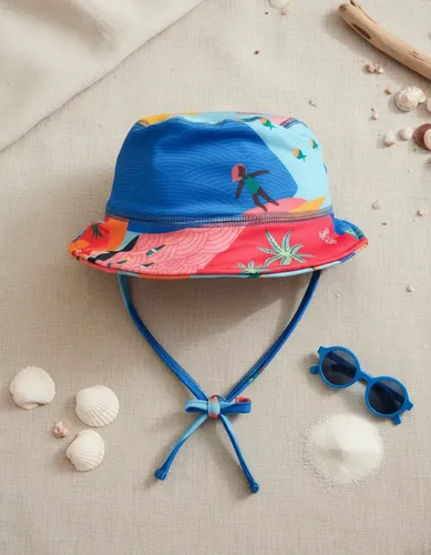 Gorro Infantil Tela Malla Bebe Niño Piluso Con Protección Uv Color Hawai Talle 3